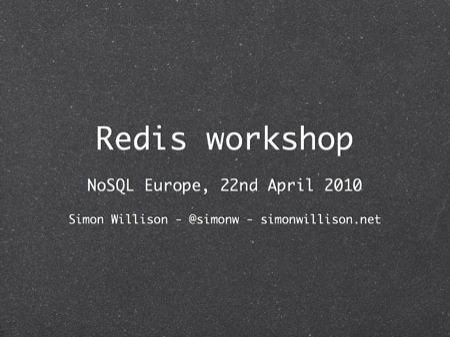 Visit Comprehensive notes from my three hour Redis tutorial